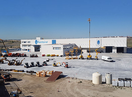 Alquiler de maquinaria para construcción en Pinto