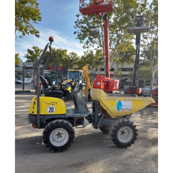 Dumper articulado descarga elevada 1500 kg 4X4