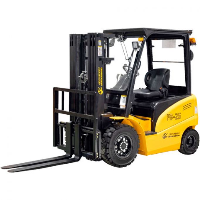 Carretilla eléctrica 2500 kg 4,8 m batería litio