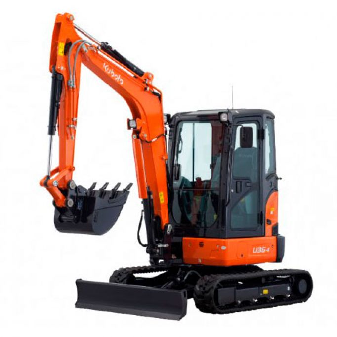 Miniexcavadora de 3600 kg Elige primer cazo gratis