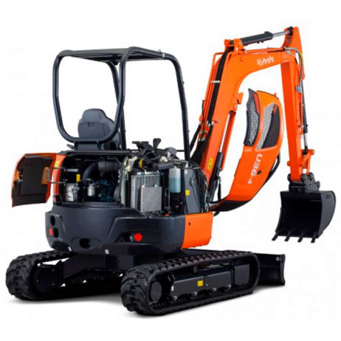 Miniexcavadora 3600 kg Matricula Elige primer cazo