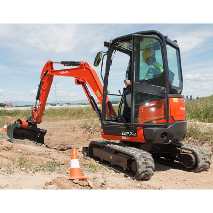 Miniexcavadora de 2700 kg Elige primer cazo gratis