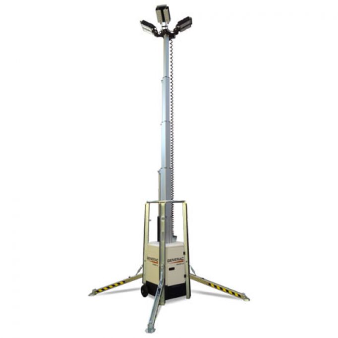 Torre de iluminación led monofásica 58000 lúmenes