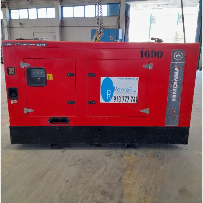 Grupo electrógeno silencioso 100 kvas Himoinsa
