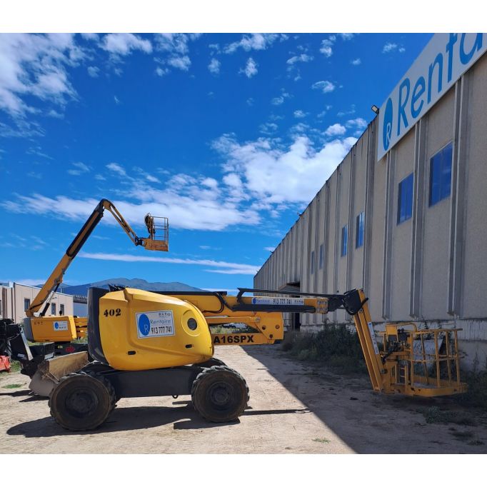 Plataforma articulada diésel altura trabajo 16m