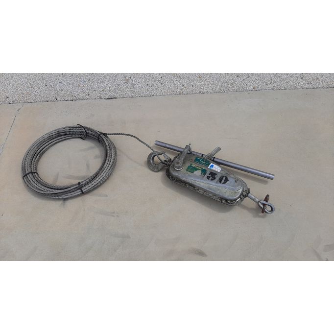 Tractel manual 1500 kg y palanca