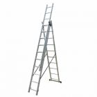 Escalera triple y extensible de aluminio 7,3 m