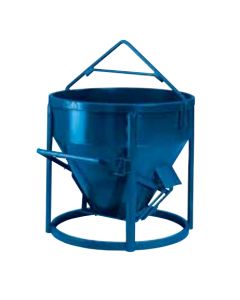 Cubilote descarga fondo 500 l para grúa NUEVO