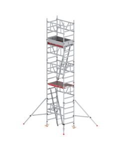 Torre móvil aluminio con escaleras de 70º de 2,2 m