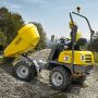 Dumper giratorio articulado 1500 kg 4x4