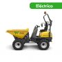 Dumper eléctrico desc. elevada artic. 1500 kg 4x4