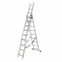 Escalera triple y extensible de aluminio 6,2 m