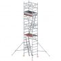 Torre móvil aluminio con escaleras 70º de 10,2 m