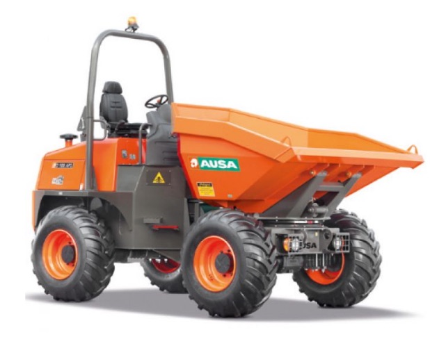 Dumper descarga frontal articulado